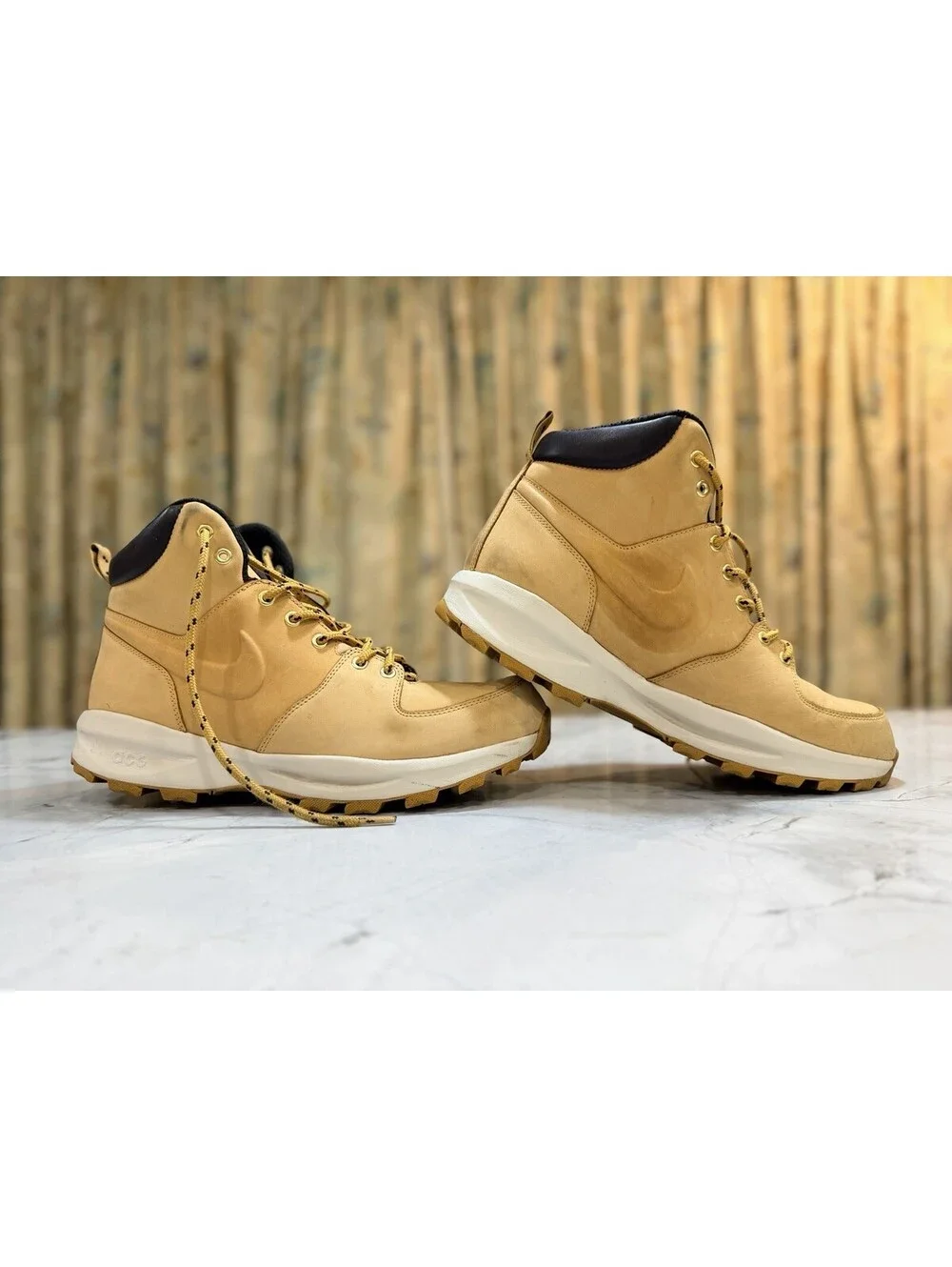 Nike ACG Manoa Leather Boots Haystack Wheat Men’s 13 454350-700 2012
